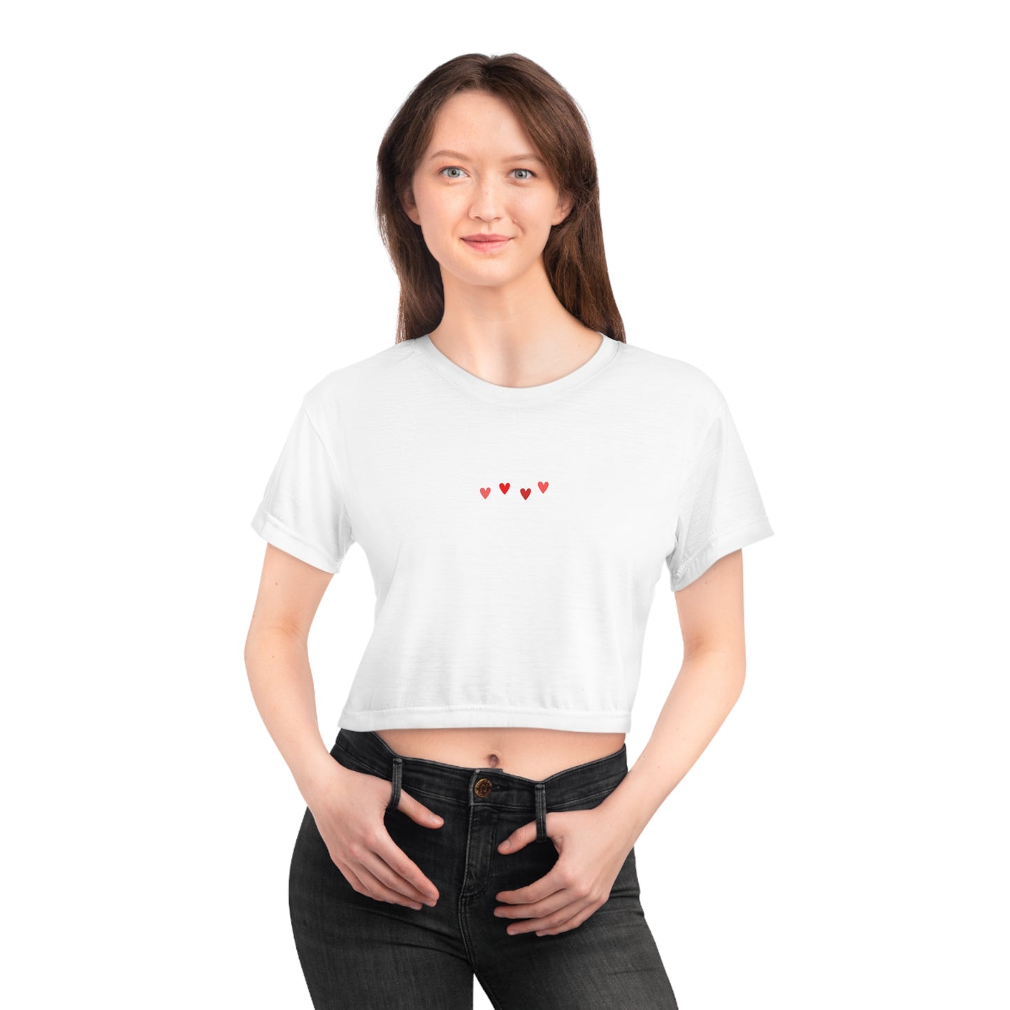 Baby Hearts Crop Tee
