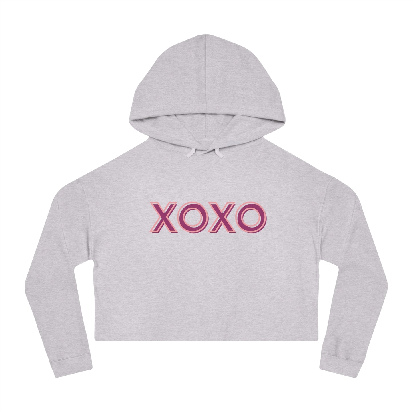 XOXO Cropped Hoodie (Available In Other Colors)