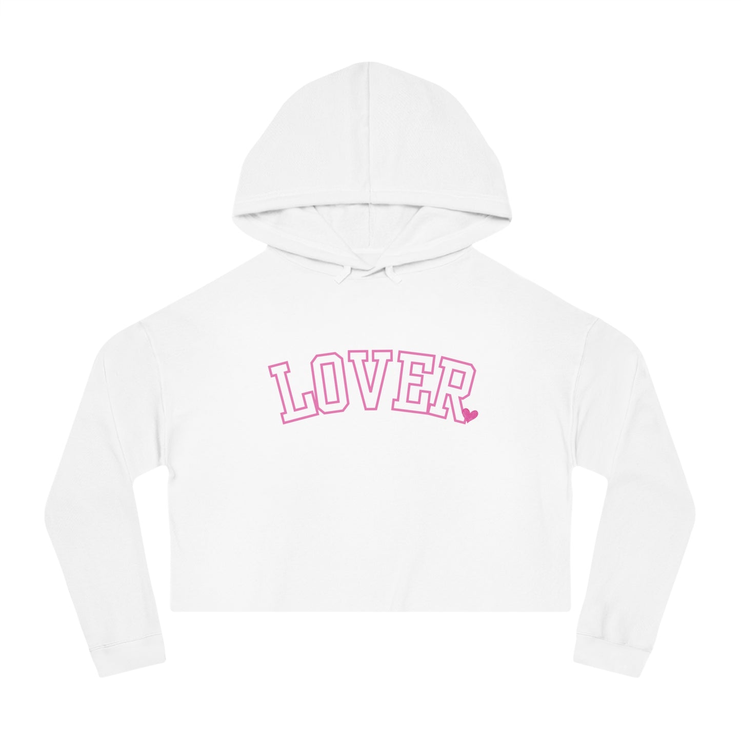 LOVER Cropped Hoodie (Available In Other Colors Including Camo And Tie-Dye)