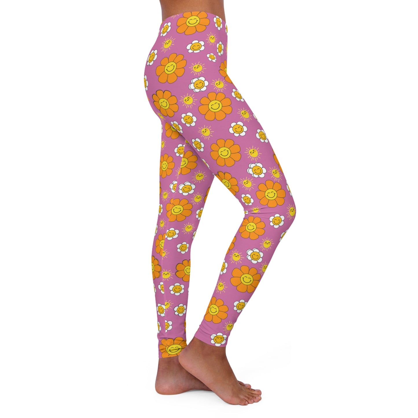 Sunshine And Daisies Full-Length Leggings