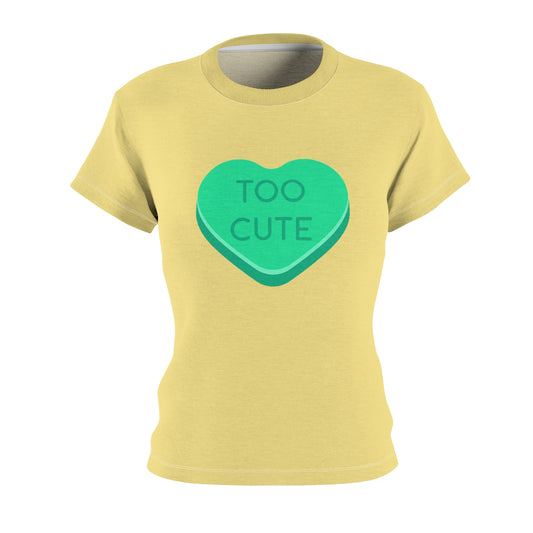Perfect Tee Too Cute Heart Women's Classic Short Sleeve T-Shirt