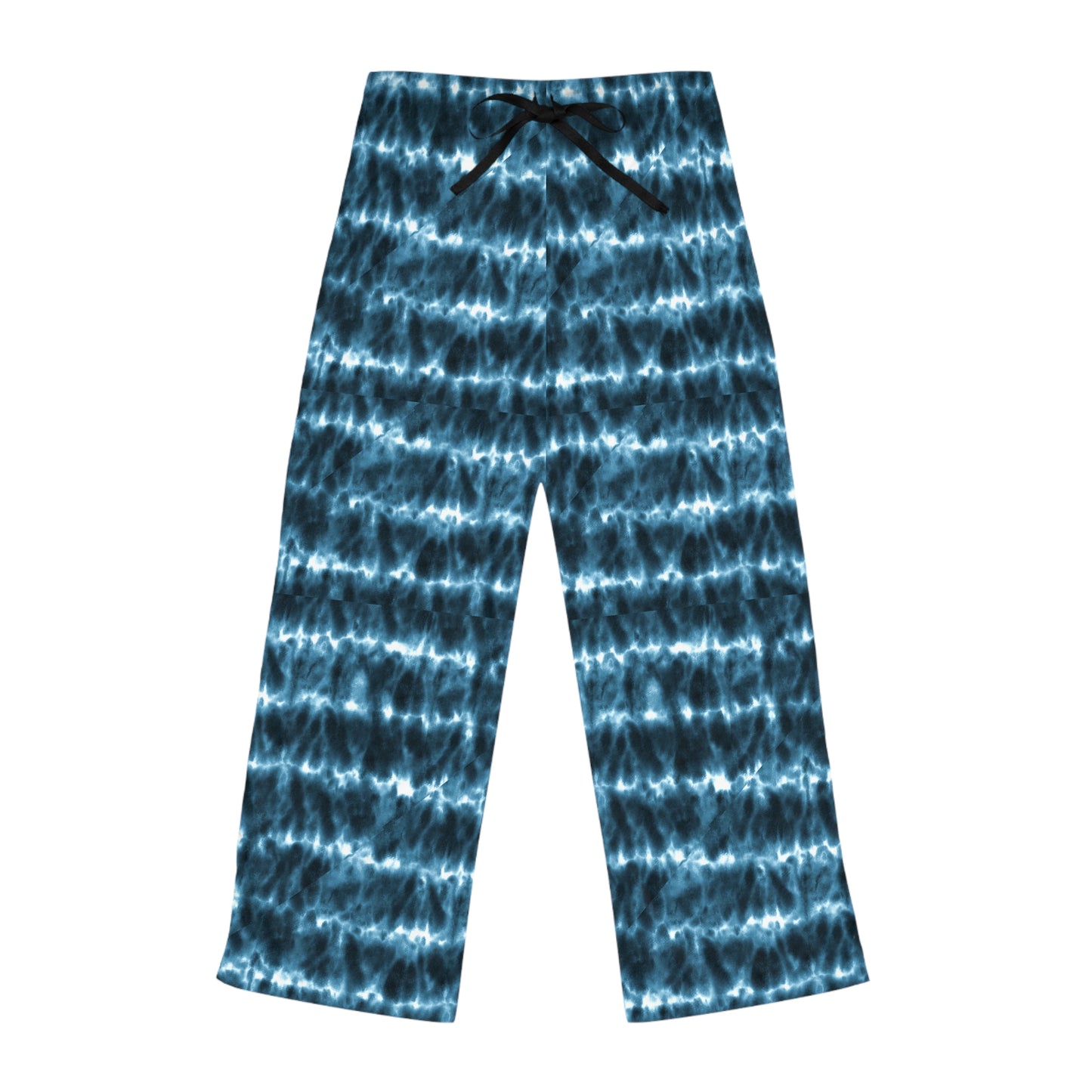 Navy And White Striped Tie-Dye Women's Pajammy Pants