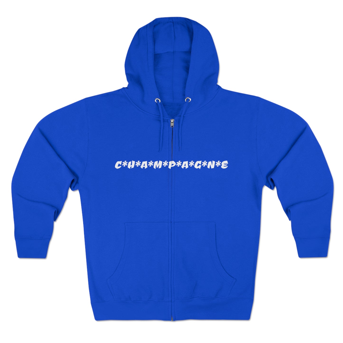 C*H*A*M*P*A*G*N*E Premium Full Zip-Up Hoodie (Available In Other Colors)