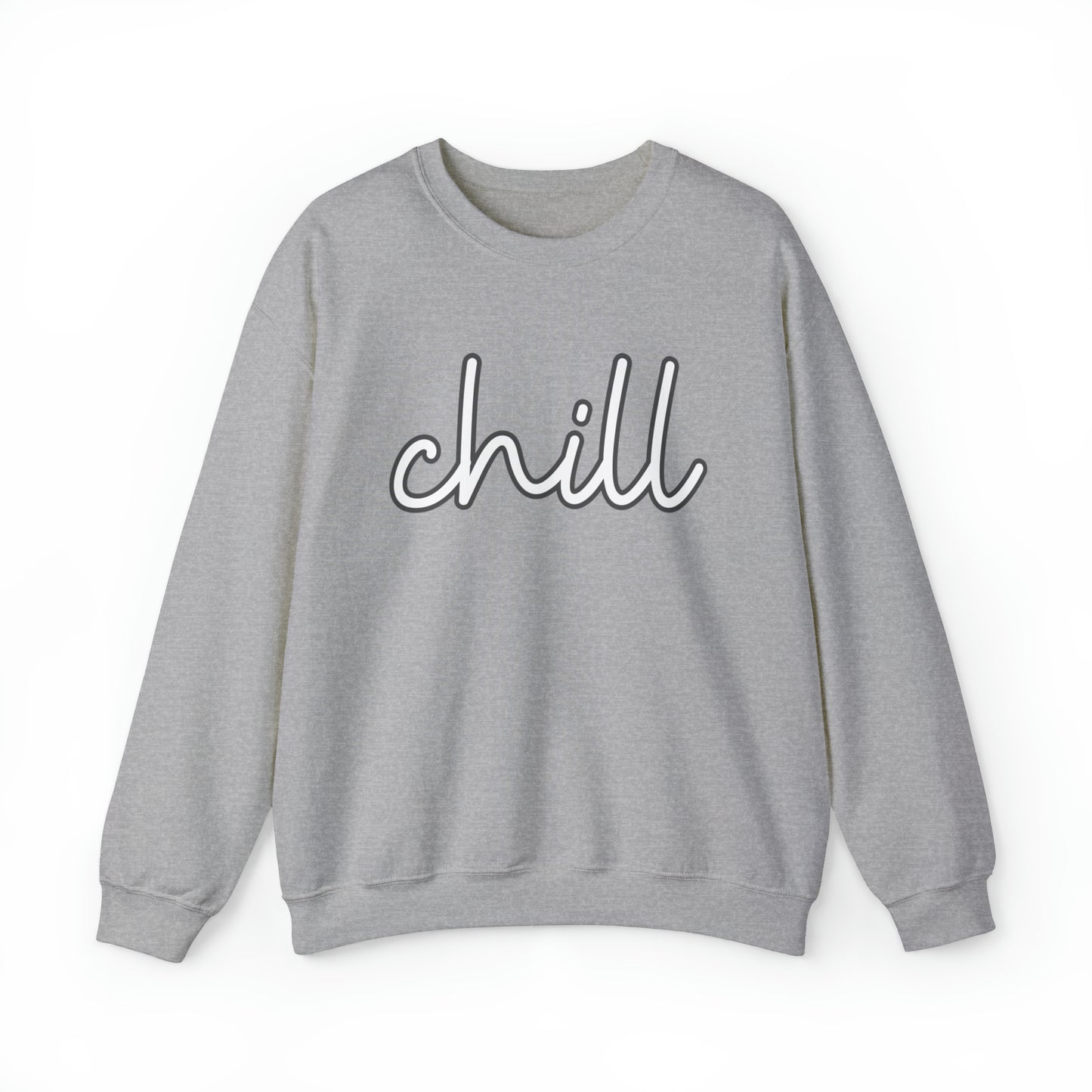 chill, Heavy Blend™ Crewneck Sweatshirt (Available In Other Colors)