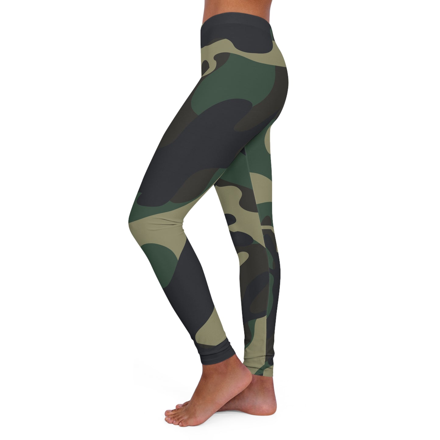 Silky Smooth Army Green Camo Leggings