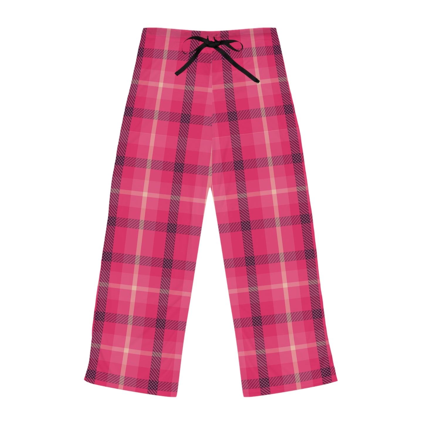 Pink & Grey Plaid Pajammy Pants