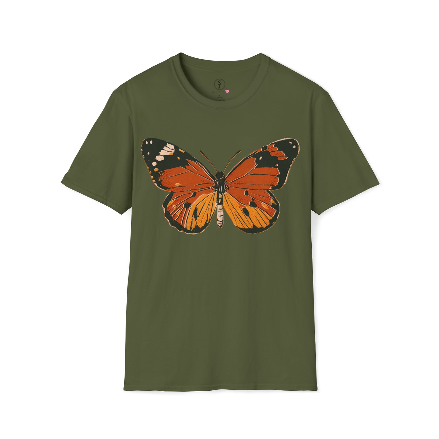 Monarch Butterfly Short Sleeve T-Shirt (Available In Other Colors)