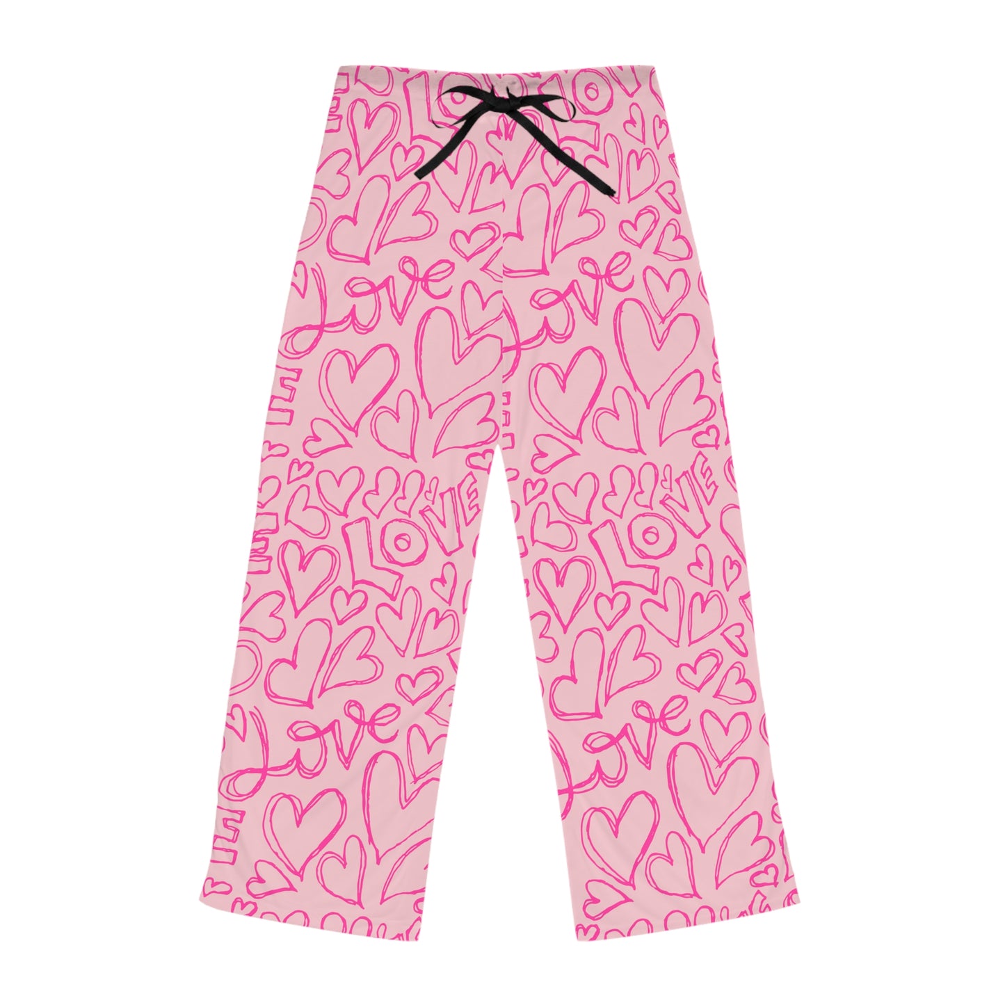 Pink On Pink Love & Hearts Women's Pajammy Pants