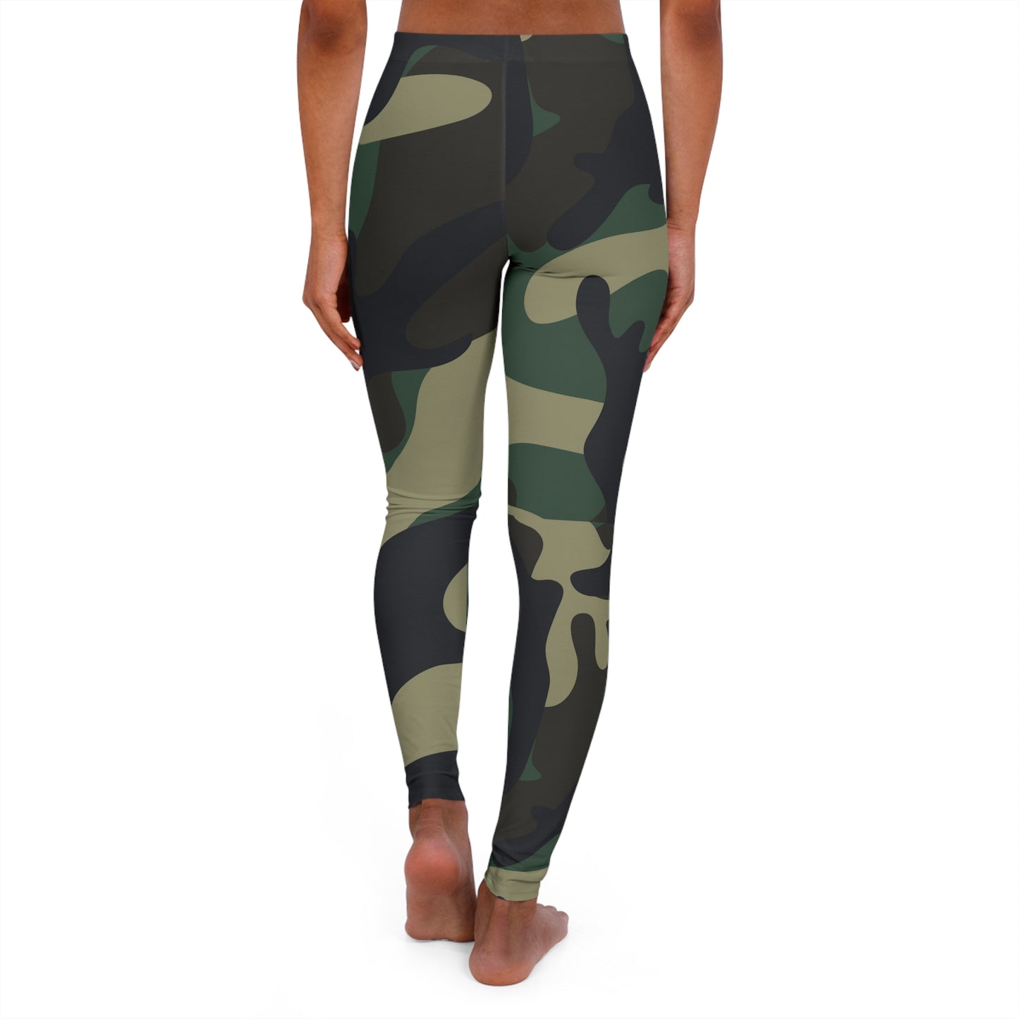 Silky Smooth Army Green Camo Leggings