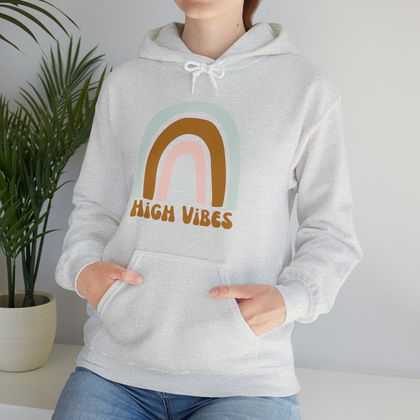 High Vibes, BOHO Style, Heavy Blend™ Hooded Sweatshirt (Available In Other Colors)