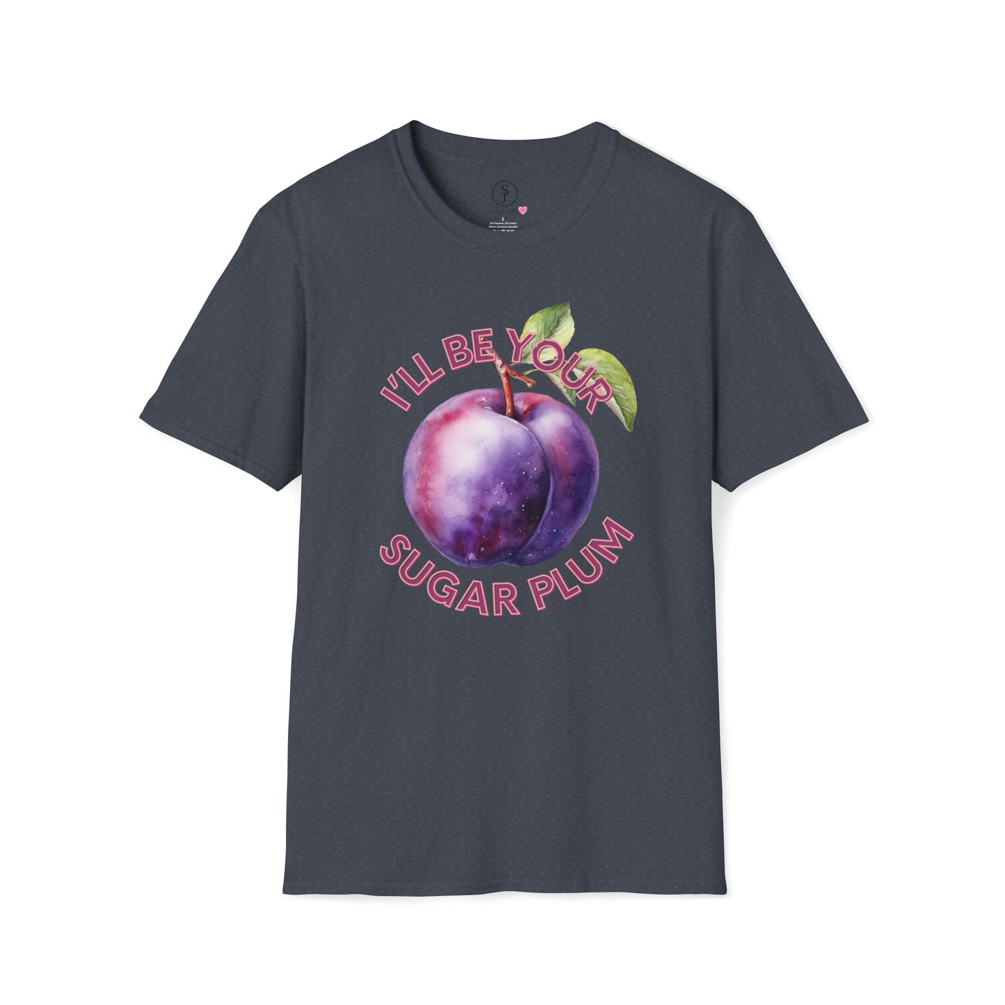 Christmas Vibes, I'll Be Your Sugar Plum T-Shirt (Available In Other Colors) (Sizes Up To 3XL)