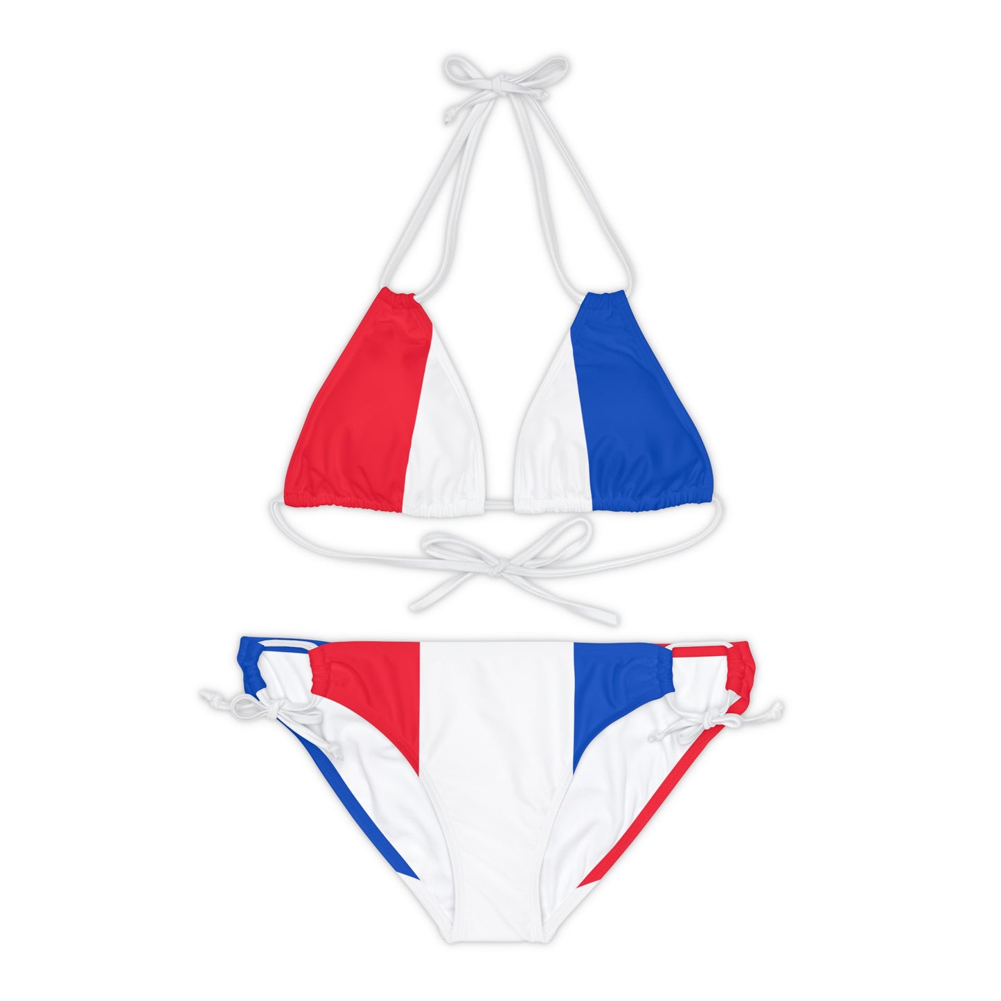 Red White And Blue Two Piece Bikini Set