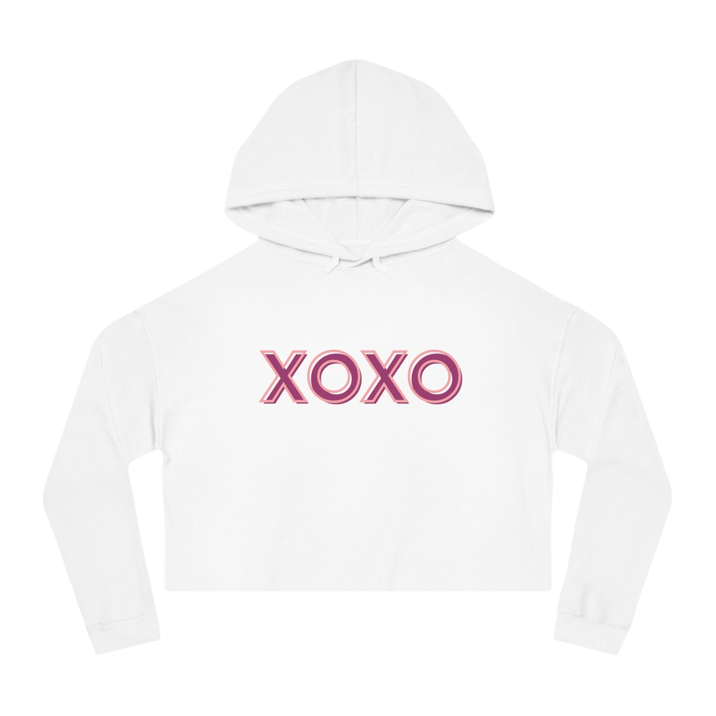 XOXO Cropped Hoodie (Available In Other Colors)
