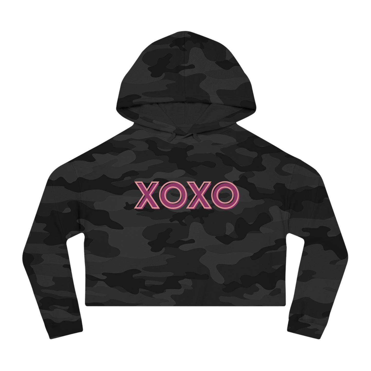 XOXO Cropped Hoodie (Available In Other Colors)