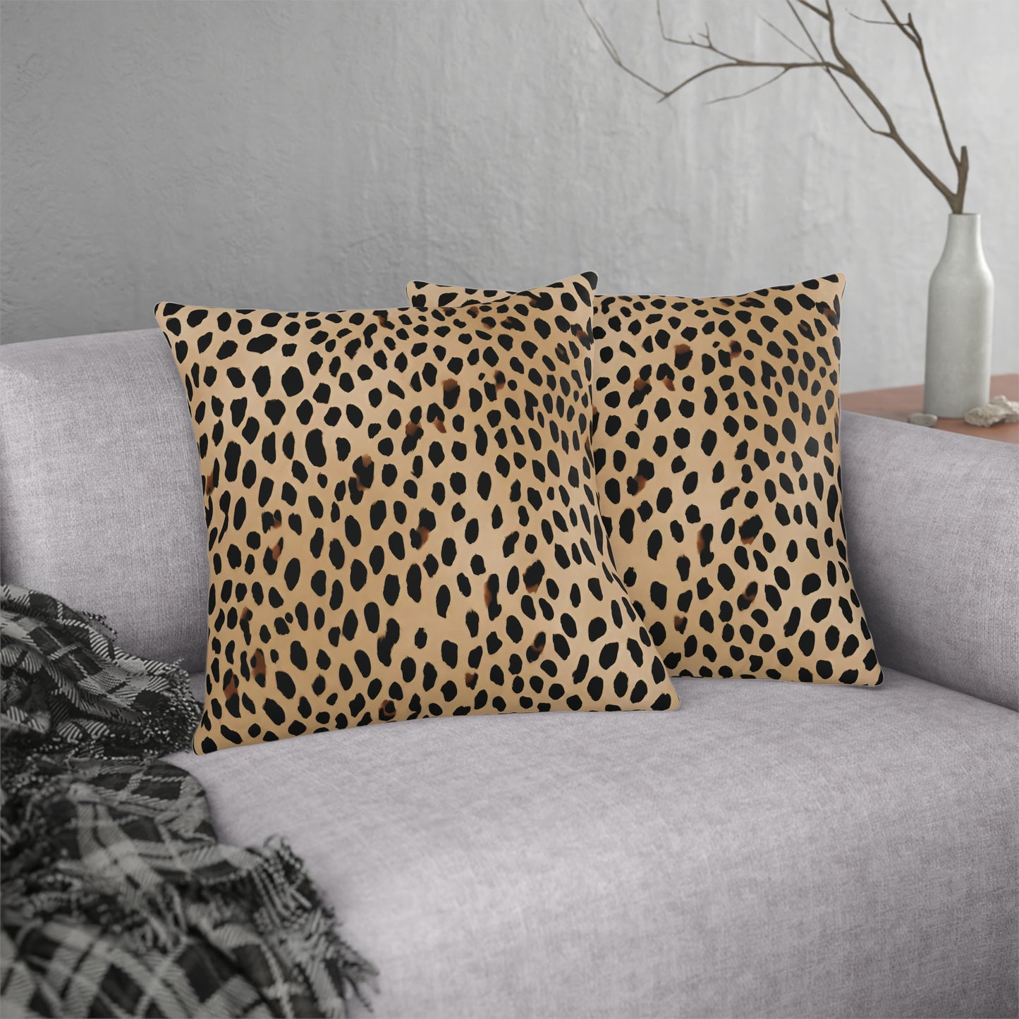 Cheetah Print, Indoor/Outdoor Waterproof Pillow