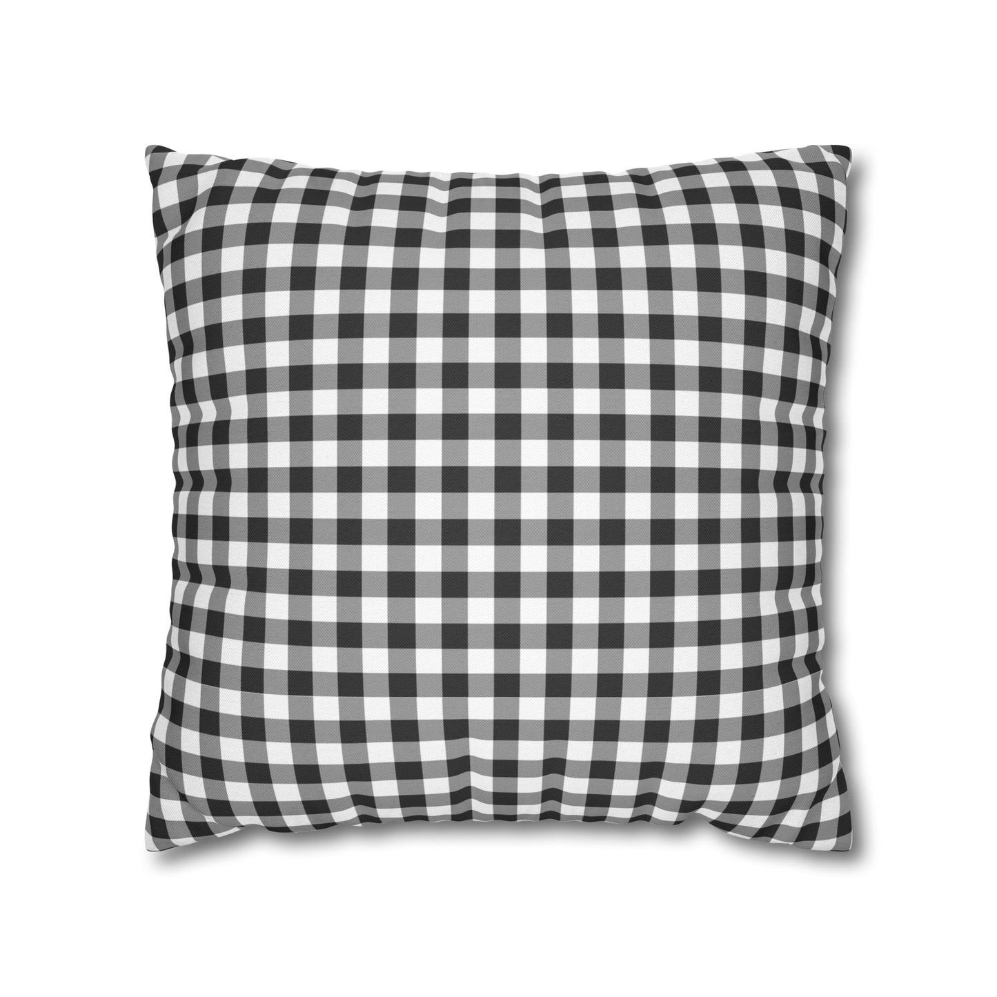 Black And White Check Throw Pillow Cover