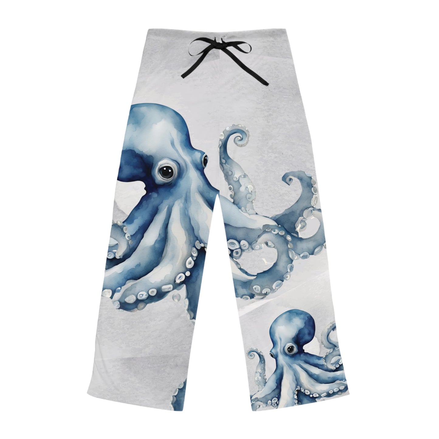 Blue Grey Cream Octopus Pajammy Lounge Pants