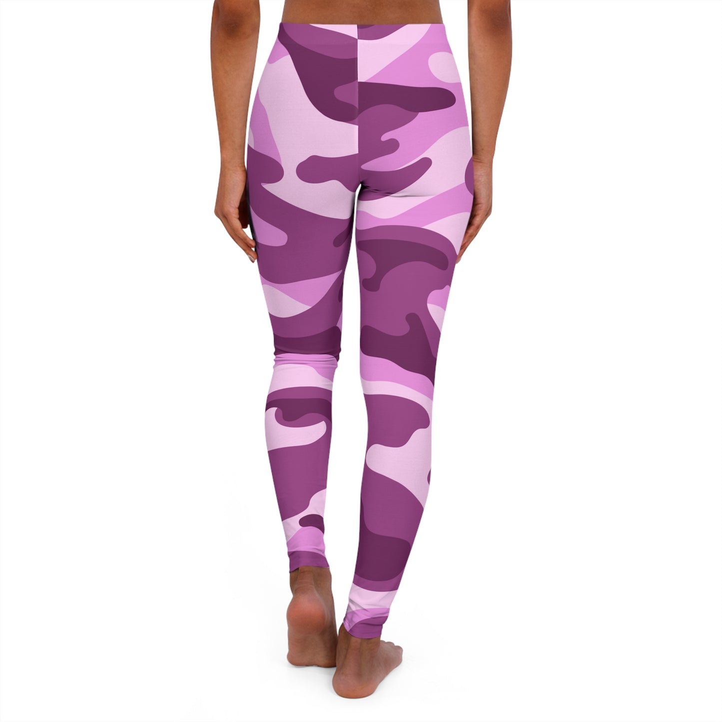 Silky Smooth Purple Camo Leggings