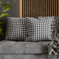 Black And White Check Throw Pillow Cover