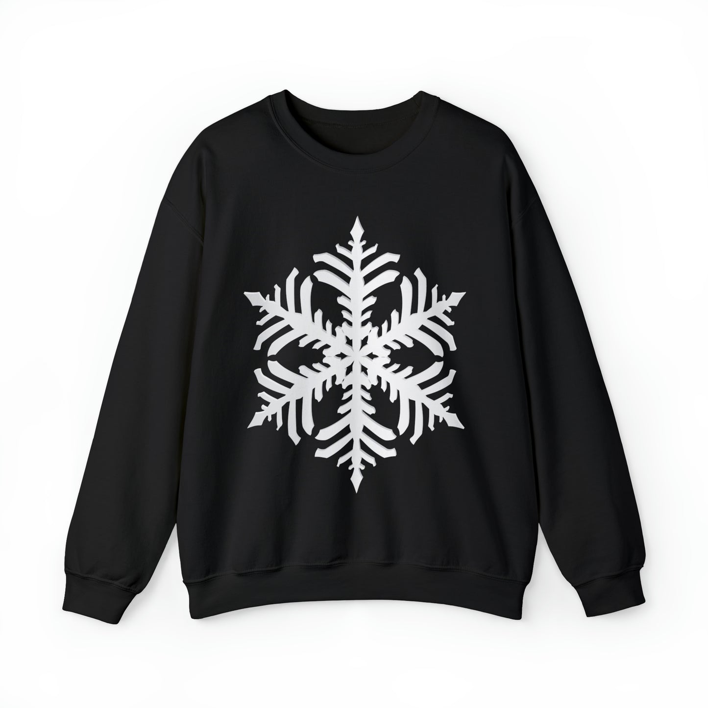 Christmas Vibes, Snowflake Heavy Blend™ Crewneck Sweatshirt (Available In Other Colors)