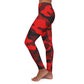 Silky Smooth Red Camo Leggings