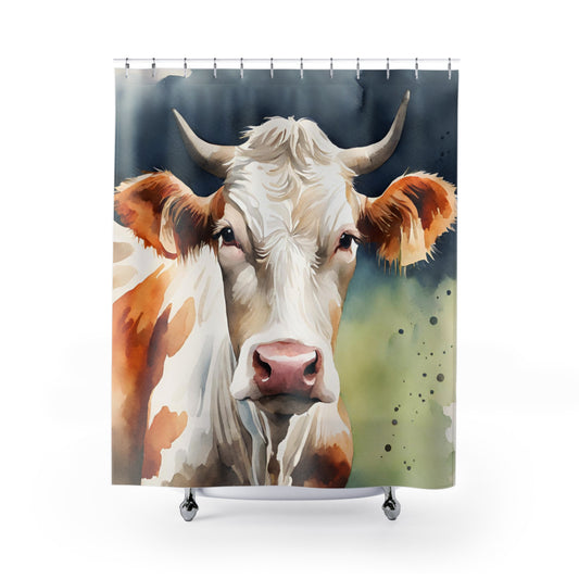 Farmland Cow Shower Curtain