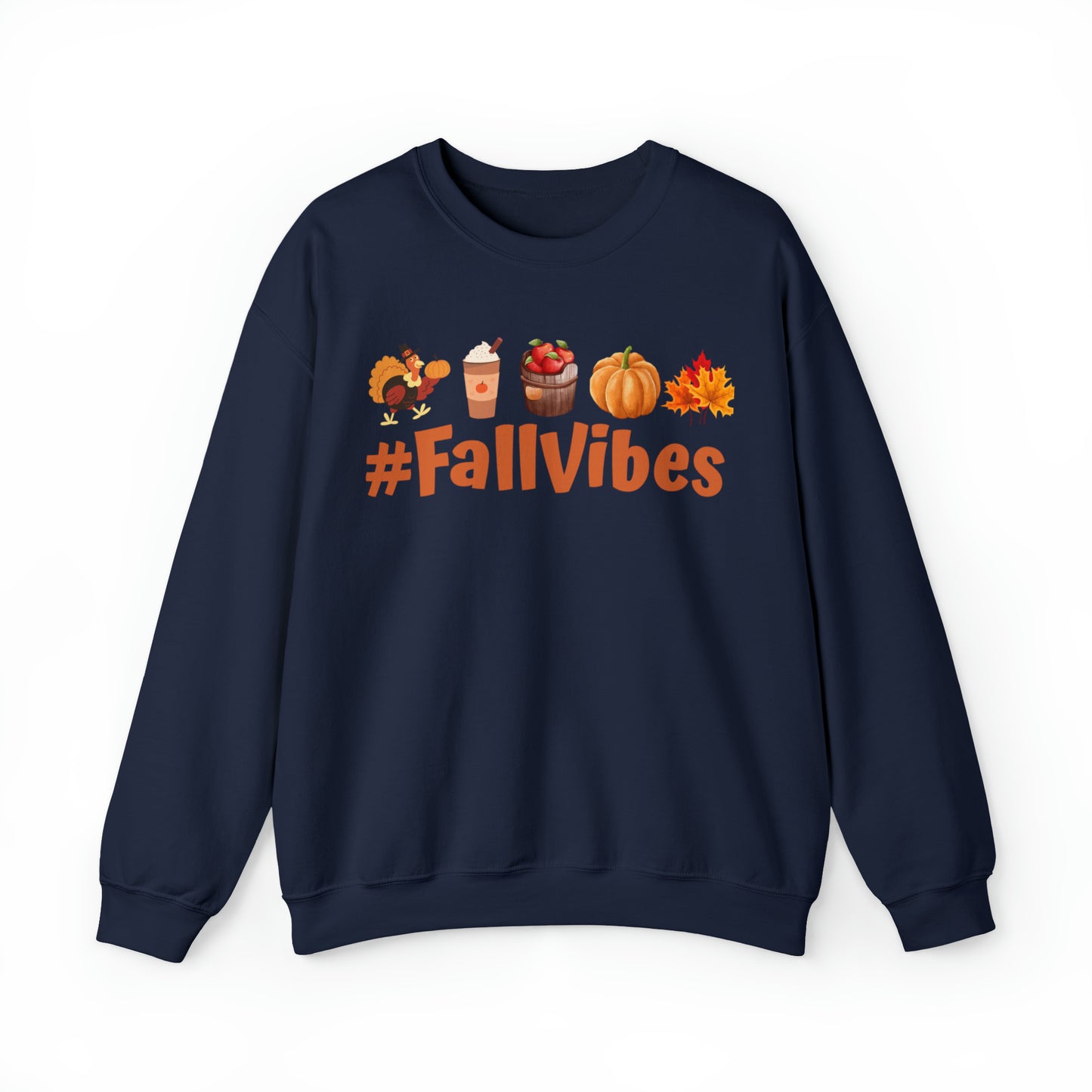 #Fallvibes Heavy Blend™ Crewneck Sweatshirt (Available In Other Colors)