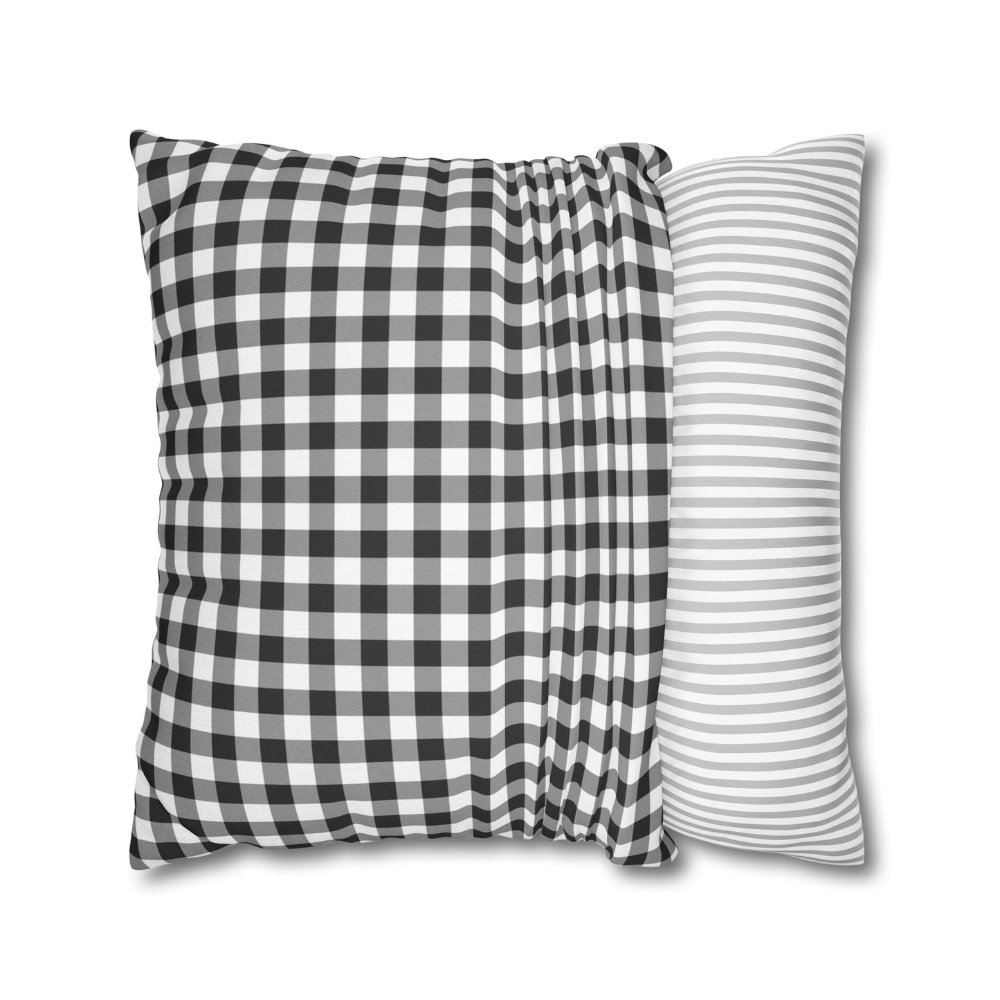 Black And White Check Throw Pillow Cover