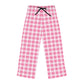 Pink Plaid Women's Pajammy Pants