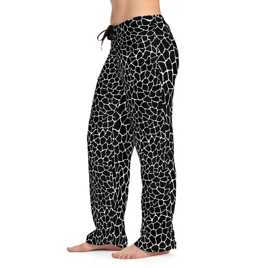 Black & White Mosaic Women's Pajammy Pants