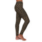 Mosaic Black And Gold, Women's Full-Length Leggings