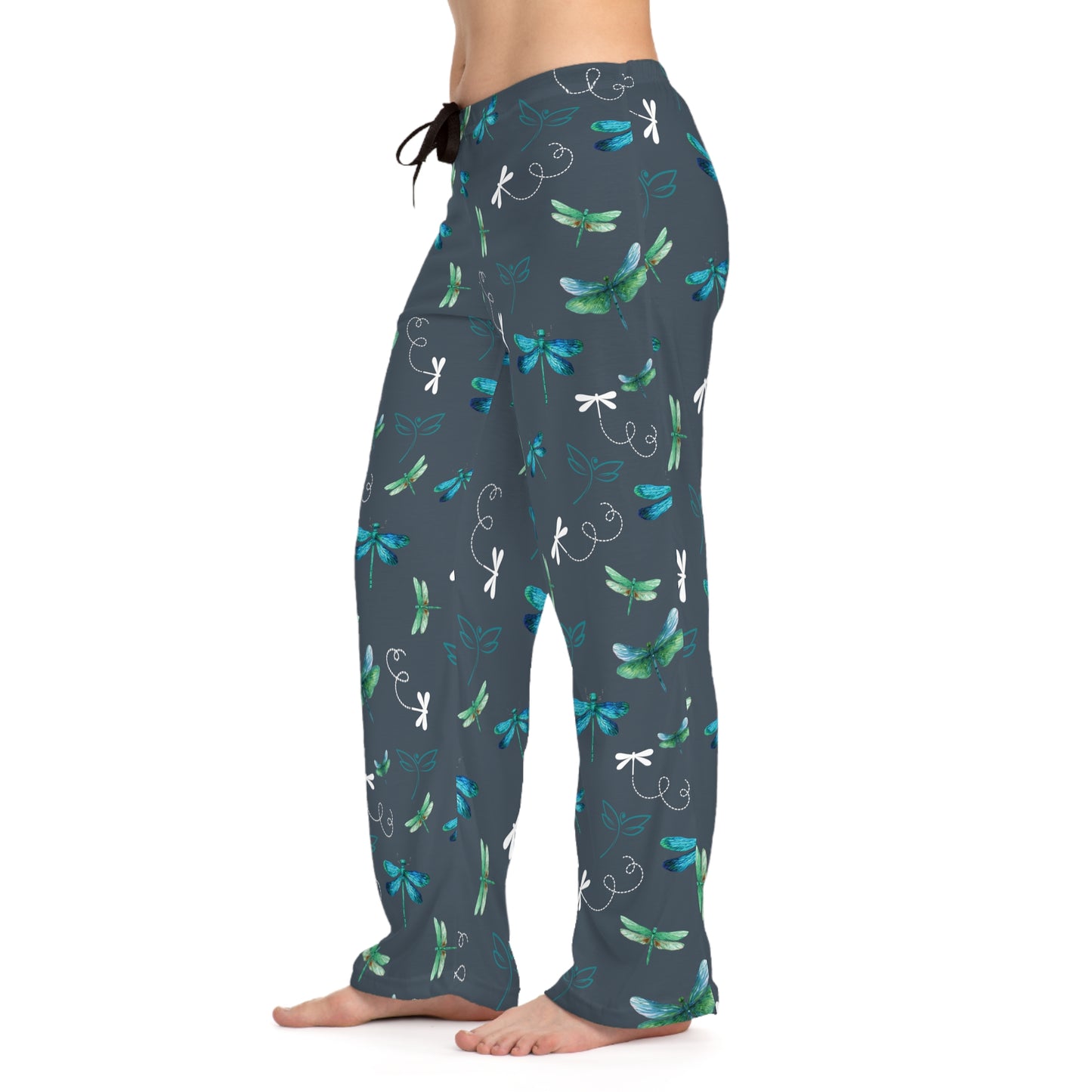 Blue & Green Dragonfly Pajammy Lounge Pants