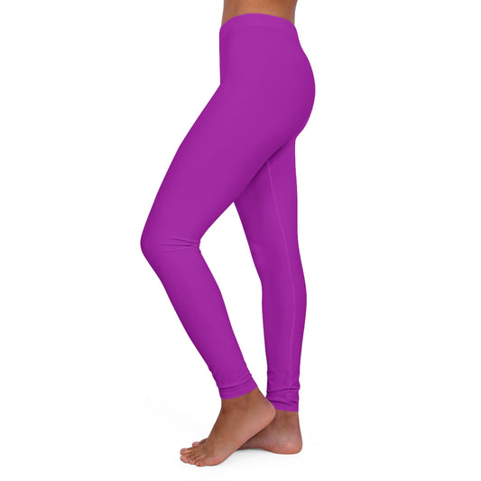 Silky Smooth Purple Full Length Leggings