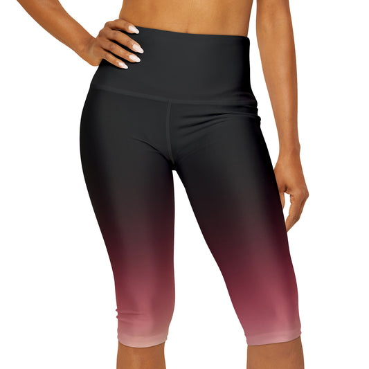 Black Cherry Capri Leggings