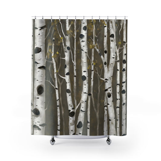 Birch Tree Shower Curtain