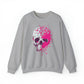 Skull & Hearts, Heavy Blend™ Crewneck Sweatshirt (Available In Other Colors)