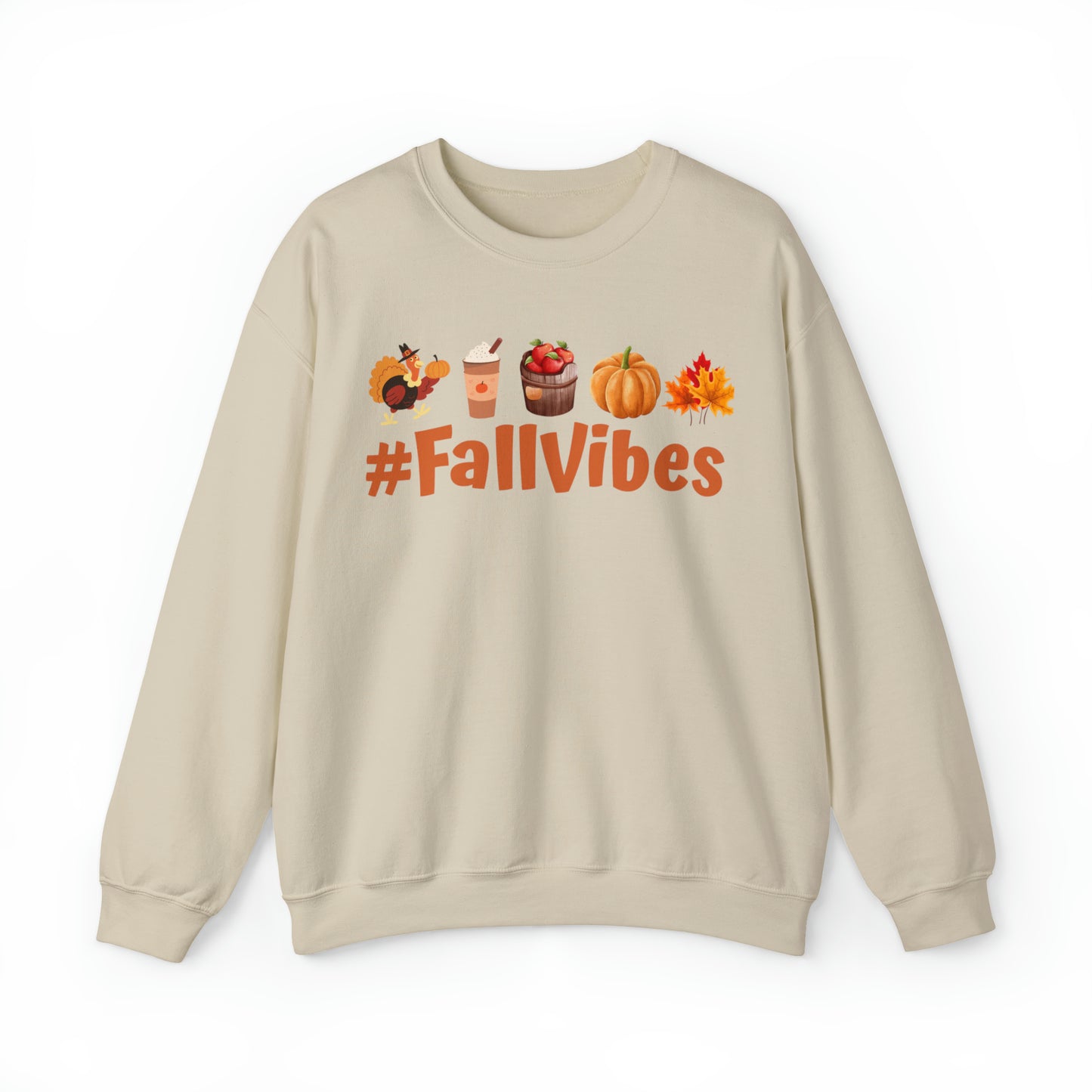 #Fallvibes Heavy Blend™ Crewneck Sweatshirt (Available In Other Colors)