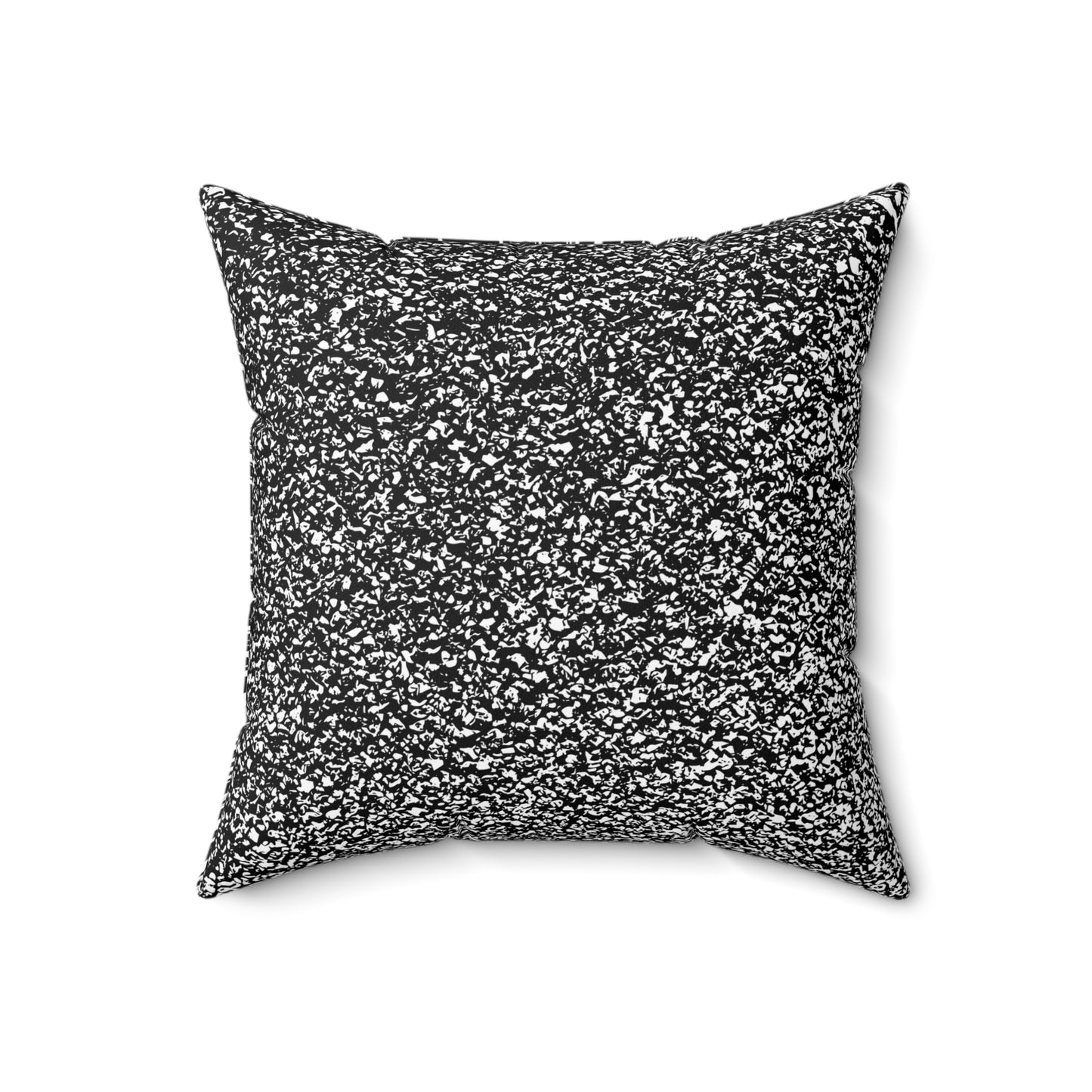 Black And White Modern Splatter Decorative Throw Pillow