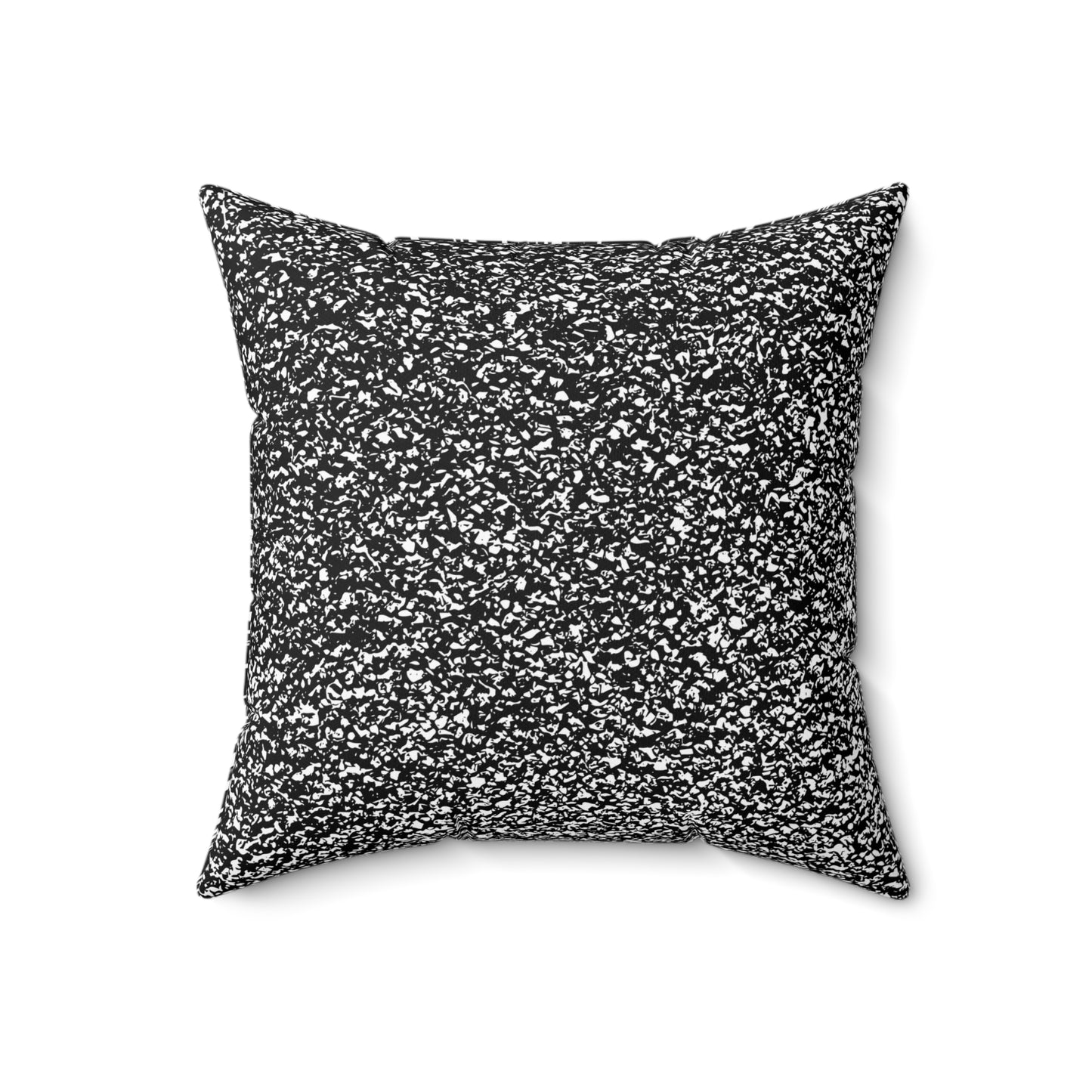 Black And White Modern Splatter Decorative Throw Pillow