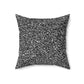 Black And White Modern Splatter Decorative Throw Pillow