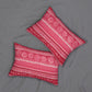 Pink Cotton Candy Stripe Lumbar Pillow