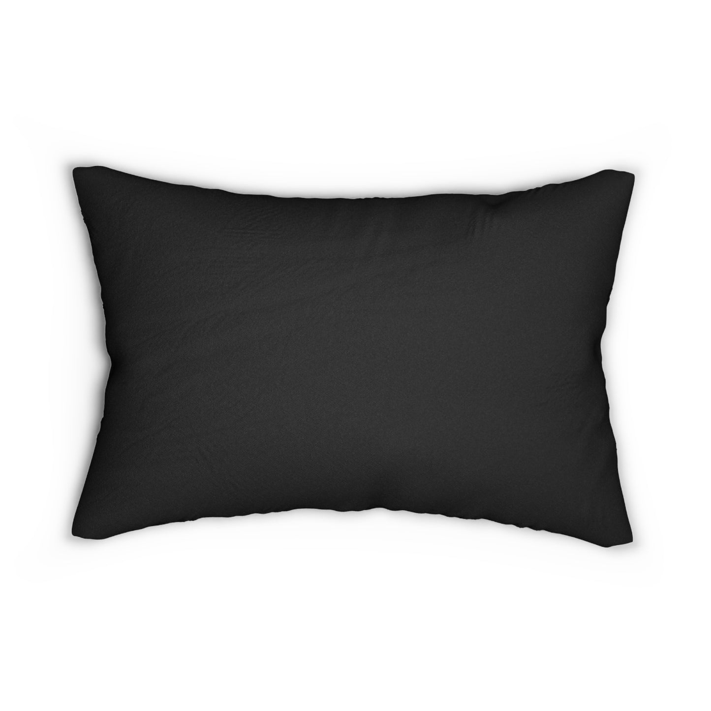 Black And Gold Modern Abstract Lumbar Pillow