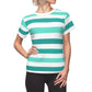 Perfect Tee Turquoise Striped Women's Classic Short Sleeve T-Shirt