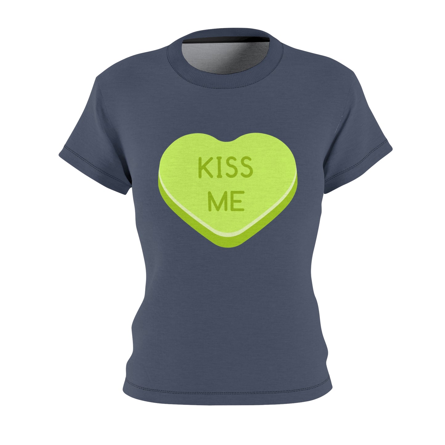 Perfect Tee Kiss Me Heart Women's Classic Short Sleeve T-Shirt