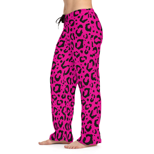 Hot Pink Leopard Women's Pajammy Pants