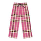 Black, Pink, And Gold Plaid Pajammy Lounge Pants