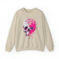 Skull & Hearts, Heavy Blend™ Crewneck Sweatshirt (Available In Other Colors)