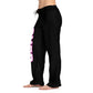 Pink LOVER Women's Pajammy Pants In Black