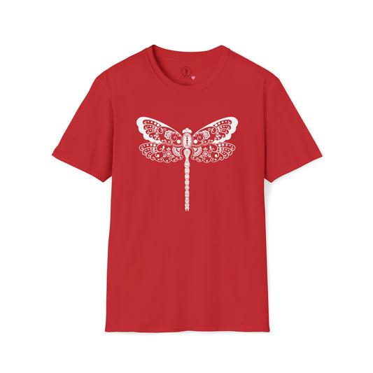 Decorative Dragonfly Short Sleeve T-Shirt (Available In Other Colors)