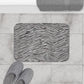 Organic Design Grey On Grey Bath Mat